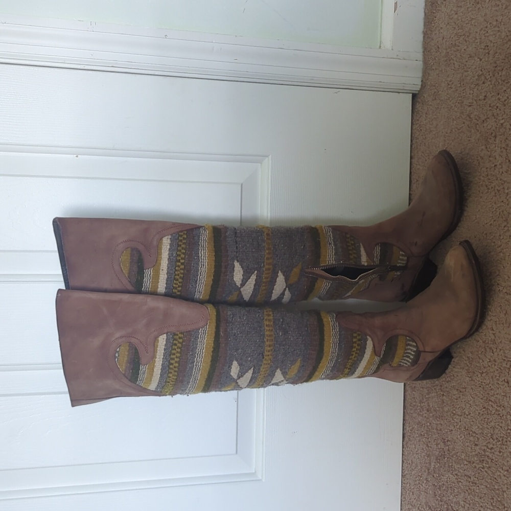 Freebird Over the Knee Woven Boots